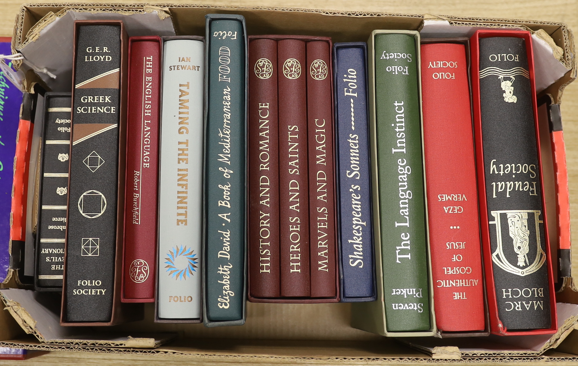 Ten folio society editions and a set of techniques of Oriental painting